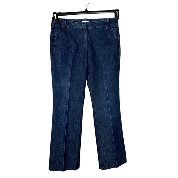 Halogen Taylor Fit Hook Closure Blue Denim Jean Size 6 - Picture 1 of 12